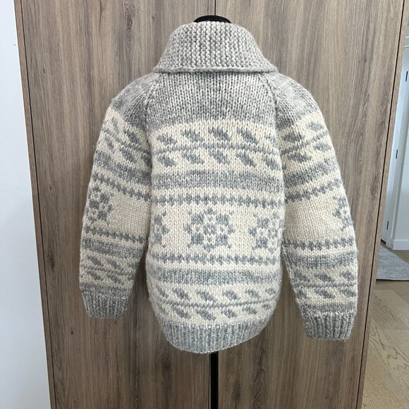 Vintage Unisex Cowichan Full Zip Wool Sweater - Picture 4 of 7